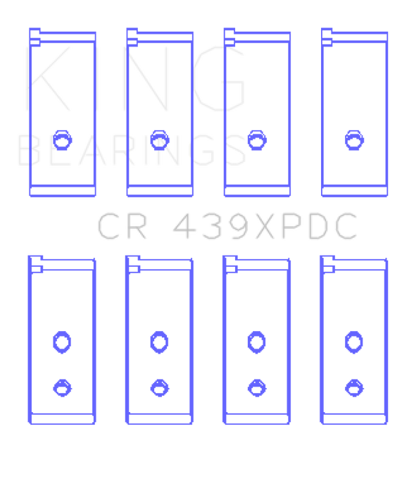 King Honda 4 B18A1/B18B1 (Size Standard) Connecting Rod Bearing Set