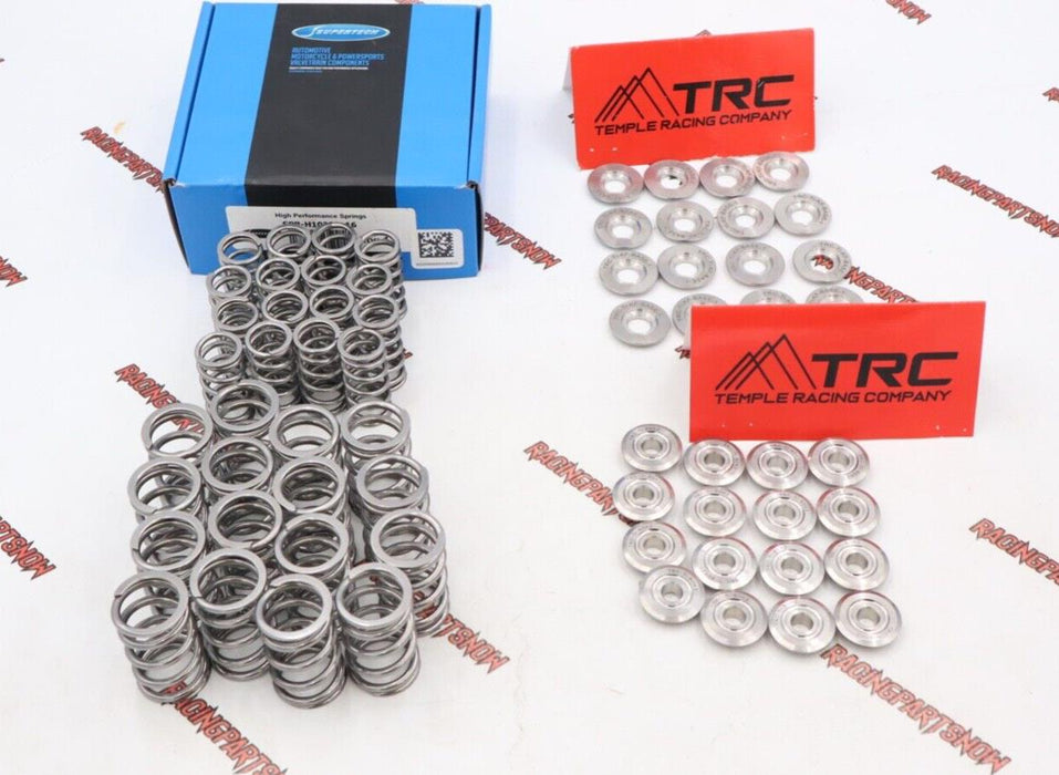 Supertech 80Ib Dual Valve Springs & TRC Titanium Retainers Kit K20 K24 K20a