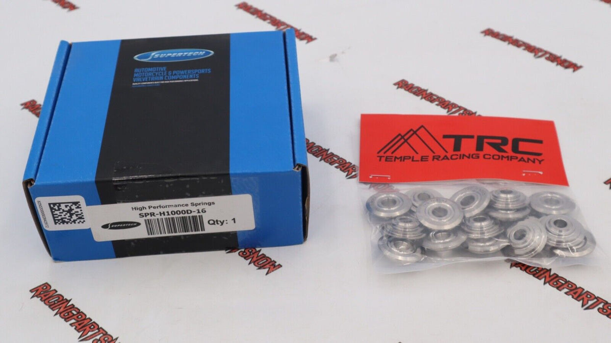 Supertech Dual Valve Springs 80LB TRC Titanium Retainers Honda H22 H22A Prelude