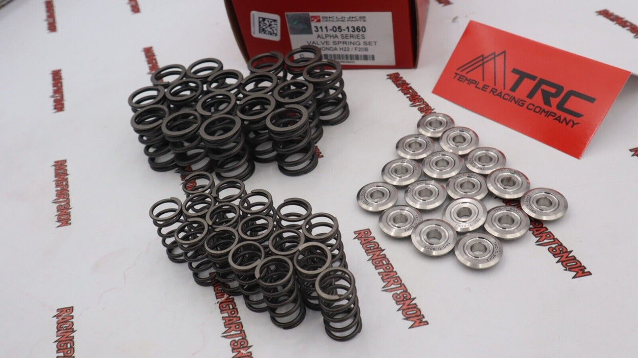 SKUNK2 ALPHA VTEC DUAL VALVE SPRINGS & TRC TITANIUM RETAINERS KIT H22 H22a