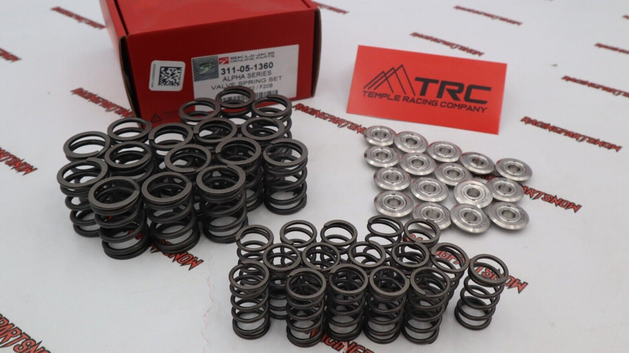 SKUNK2 ALPHA VTEC DUAL VALVE SPRINGS & TRC TITANIUM RETAINERS KIT H22 H22a