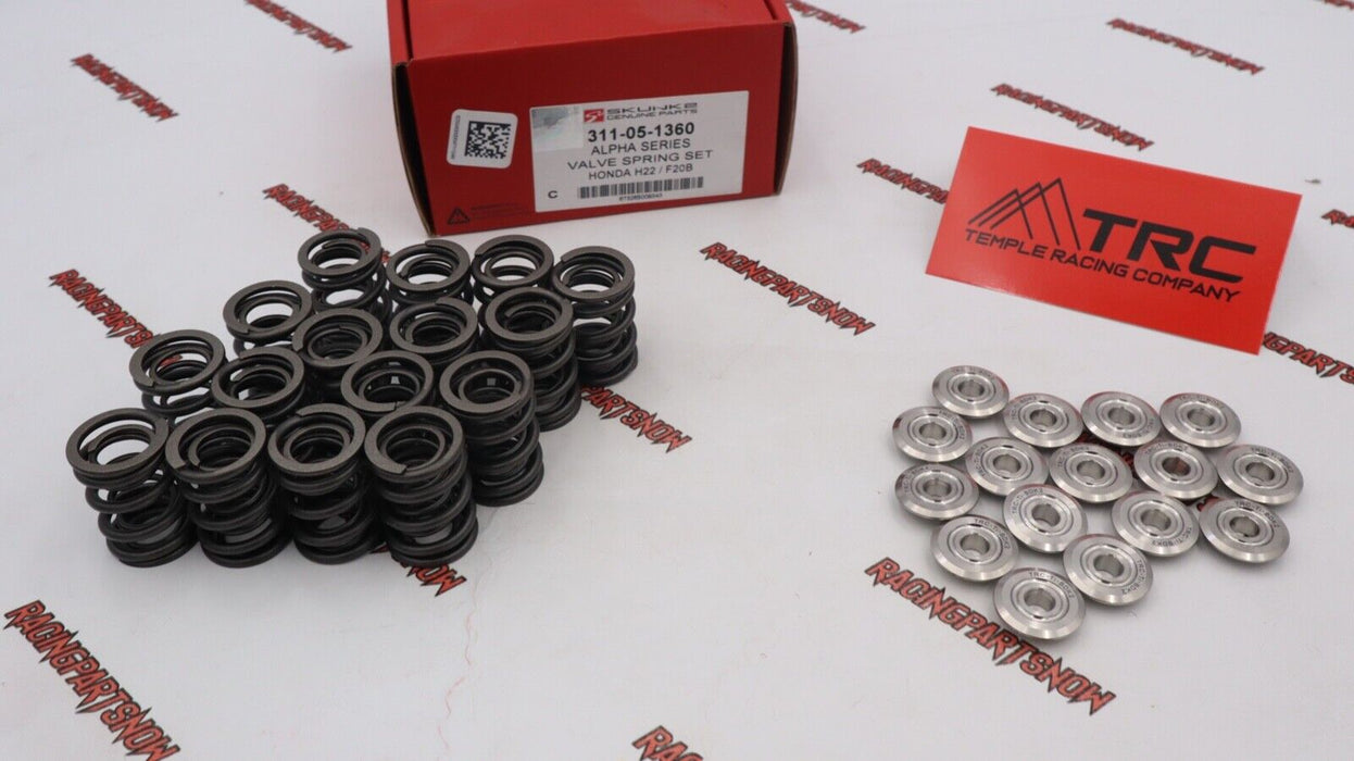 SKUNK2 ALPHA VTEC DUAL VALVE SPRINGS & TRC TITANIUM RETAINERS KIT H22 H22a