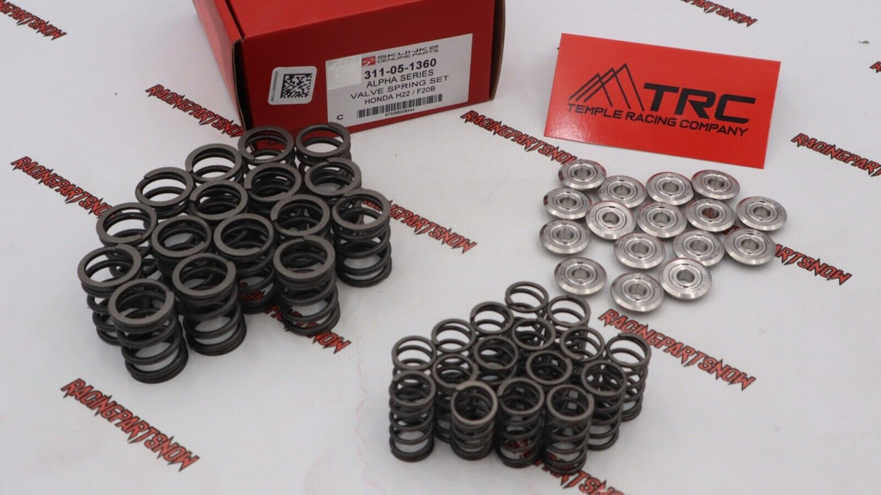 SKUNK2 ALPHA VTEC DUAL VALVE SPRINGS & TRC TITANIUM RETAINERS KIT H22 H22a