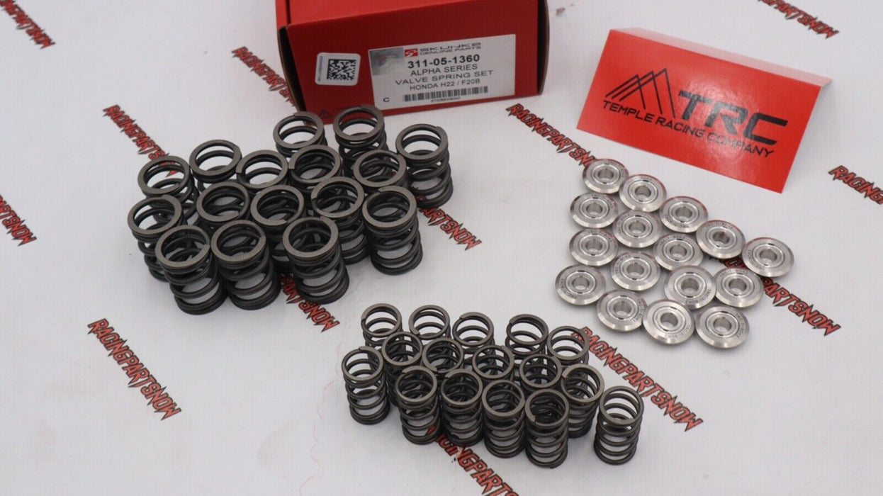 SKUNK2 ALPHA VTEC DUAL VALVE SPRINGS & TRC TITANIUM RETAINERS KIT H22 H22a