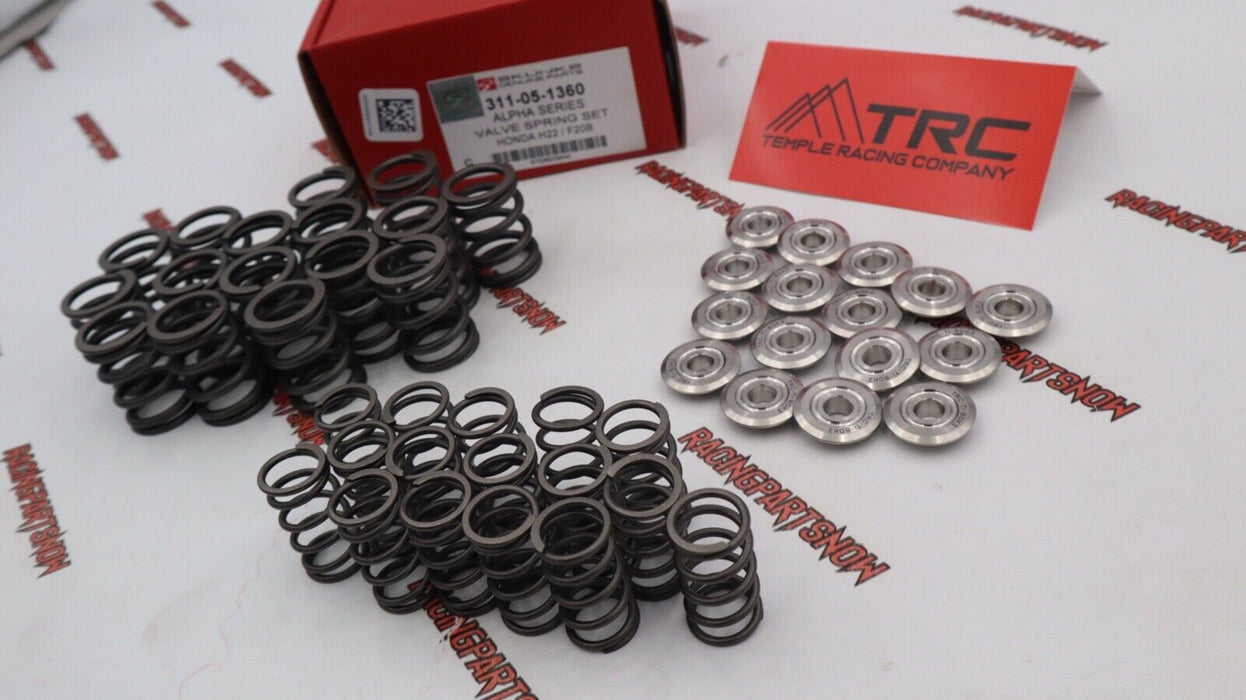 SKUNK2 ALPHA VTEC DUAL VALVE SPRINGS & TRC TITANIUM RETAINERS KIT H22 H22a