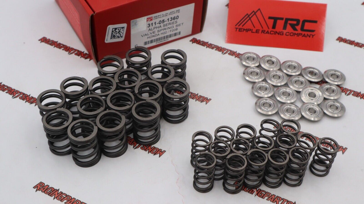 SKUNK2 ALPHA VTEC DUAL VALVE SPRINGS & TRC TITANIUM RETAINERS KIT H22 H22a