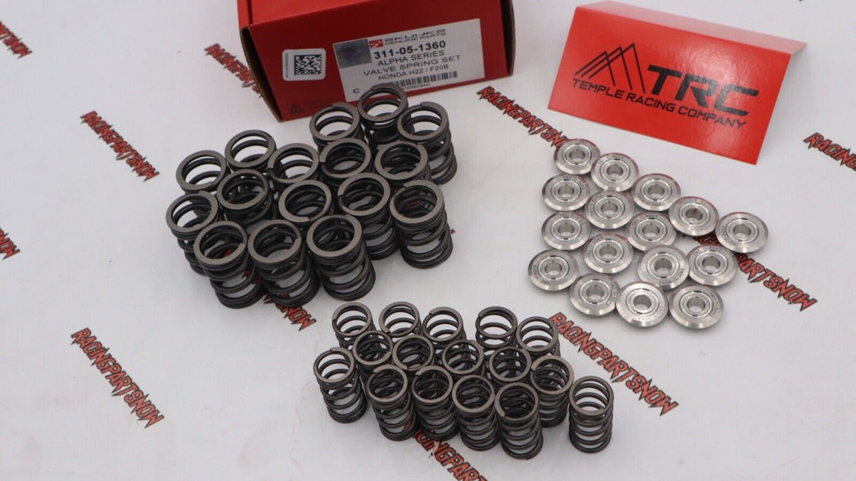 SKUNK2 ALPHA VTEC DUAL VALVE SPRINGS & TRC TITANIUM RETAINERS KIT H22 H22a