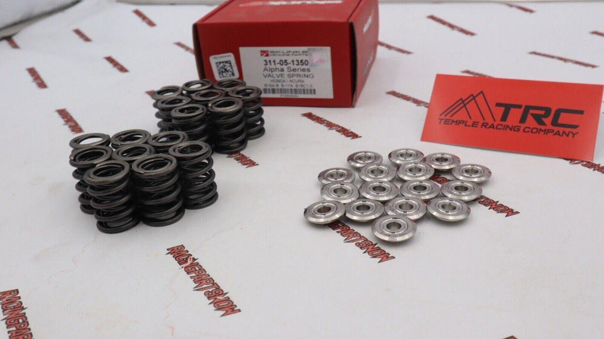 SKUNK2 ALPHA VTEC DUAL VALVE SPRINGS & TRC TITANIUM RETAINERS KIT B16 B18c