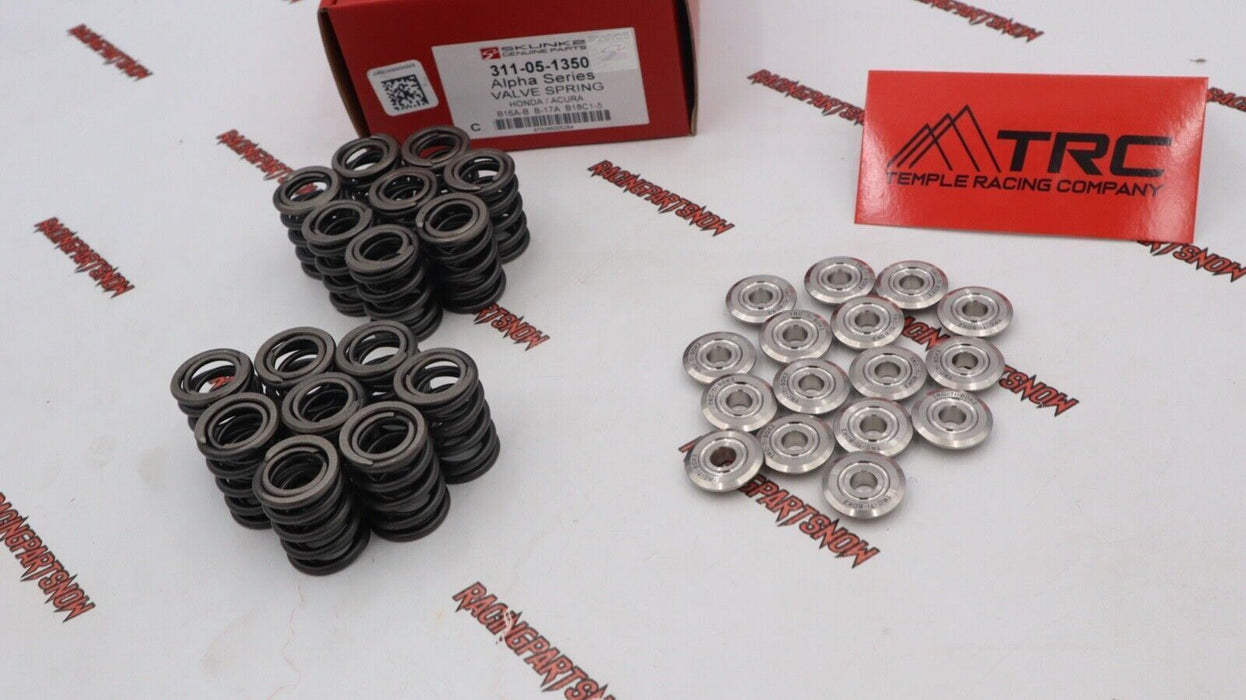 SKUNK2 ALPHA VTEC DUAL VALVE SPRINGS & TRC TITANIUM RETAINERS KIT B16 B18c