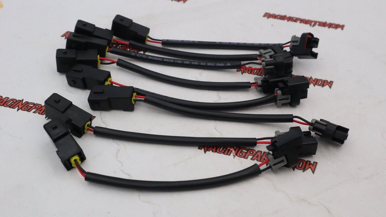 8x Injector Adapters LQ4 LQ9 4.8 5.3 6.0 Delphi into LS1 LT1 EV1 Wiring Harness