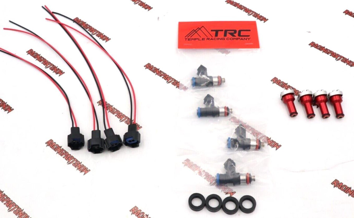 TRC TURBO E85 1000cc FUEL INJECTORS KIT (4) FOR D16 B16 B20 H22 HONDA F22