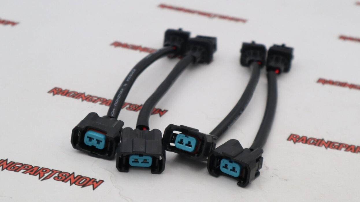 4x Fuel Injector Conversion Harness OBD0 OBD1 to OBD2 For Honda Accord Civic CRX