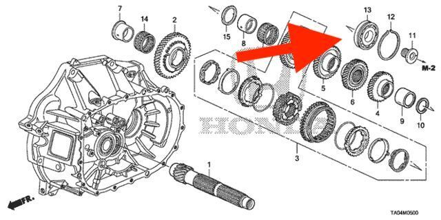 OEM HONDA BEARING BALL 91004-PPP-014 K Series Countershaft Bearing