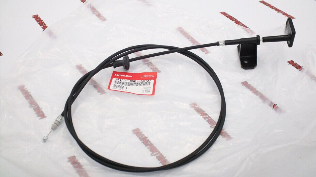 Genuine OEM Honda Civic 2 / 4 door Hood Release Cable w/ Handle 01-05 74130-S5D-