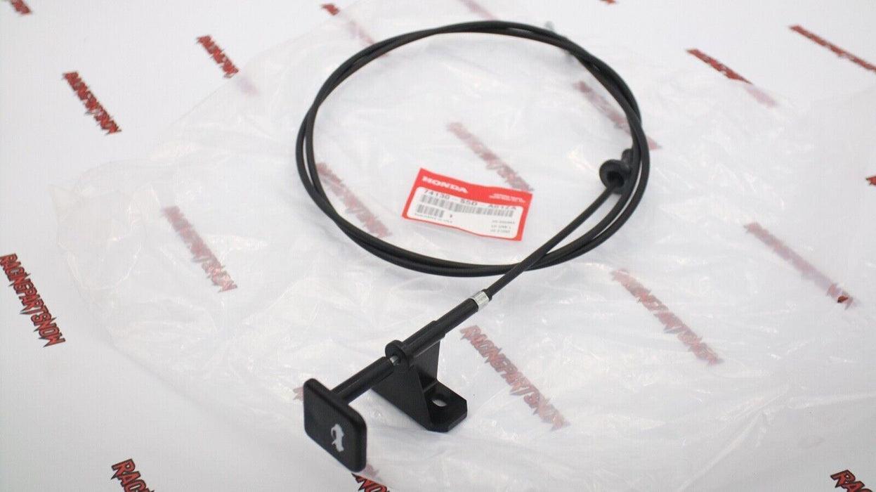 Genuine OEM Honda Civic 2 / 4 door Hood Release Cable w/ Handle 01-05 74130-S5D-