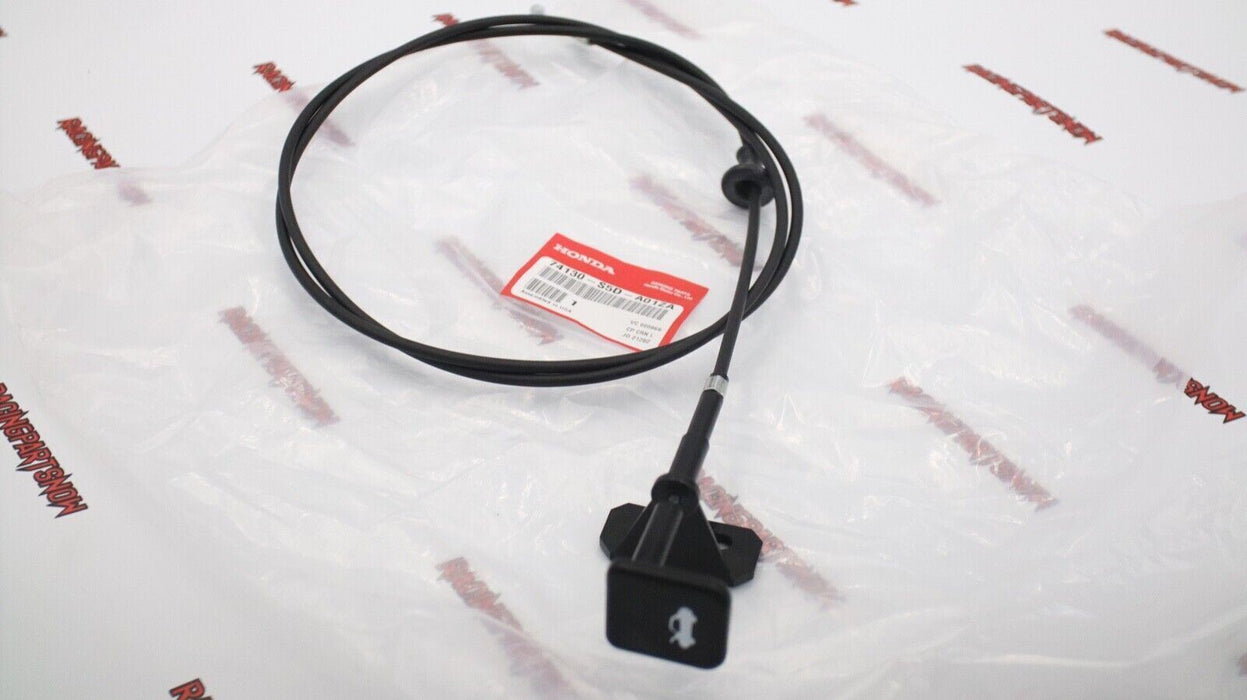 Genuine OEM Honda Civic 2 / 4 door Hood Release Cable w/ Handle 01-05 74130-S5D-