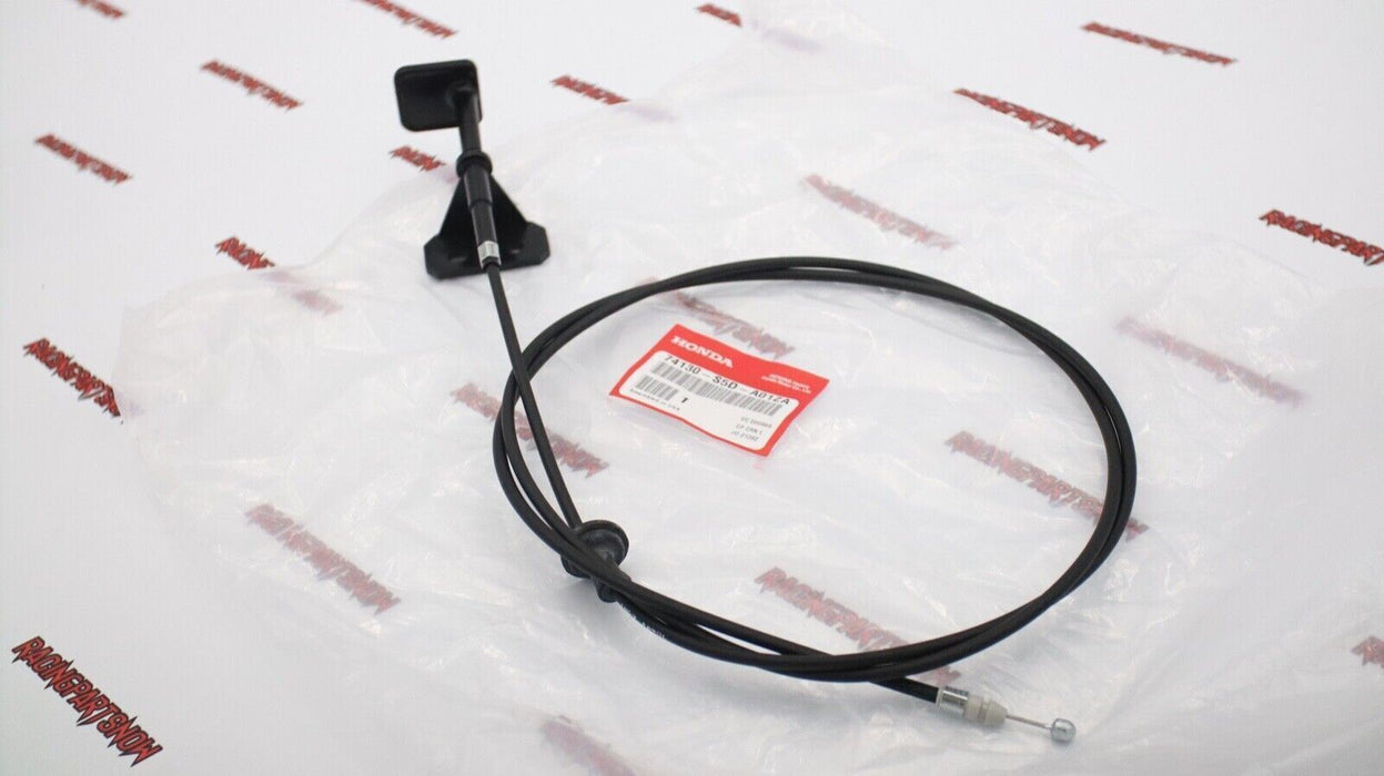 Genuine OEM Honda Civic 2 / 4 door Hood Release Cable w/ Handle 01-05 74130-S5D-