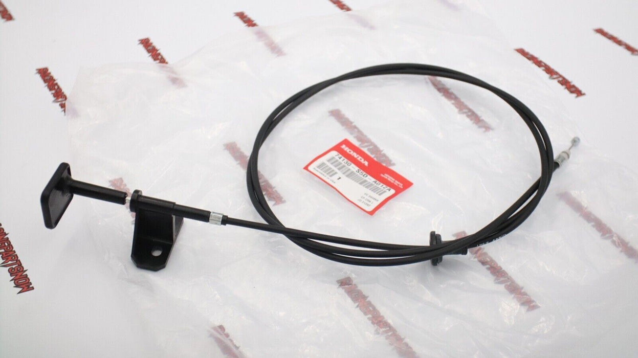 Genuine OEM Honda Civic 2 / 4 door Hood Release Cable w/ Handle 01-05 74130-S5D-