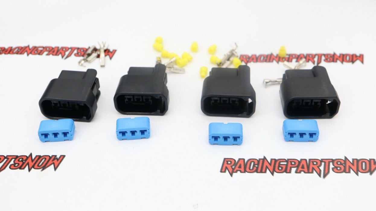 4x TRC K-Series K20 K24 3-Pin Ignition Coil Pack Connector Plug Housing COP KIT