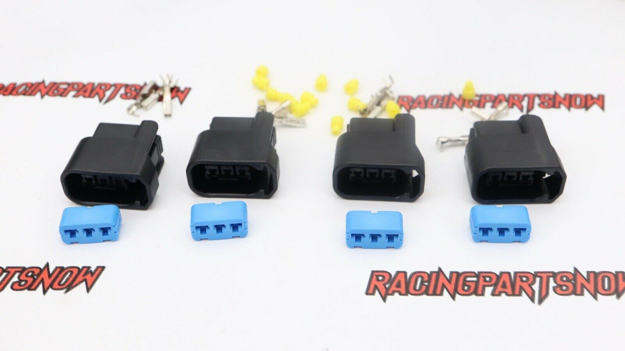 4x TRC K-Series K20 K24 3-Pin Ignition Coil Pack Connector Plug Housing COP KIT