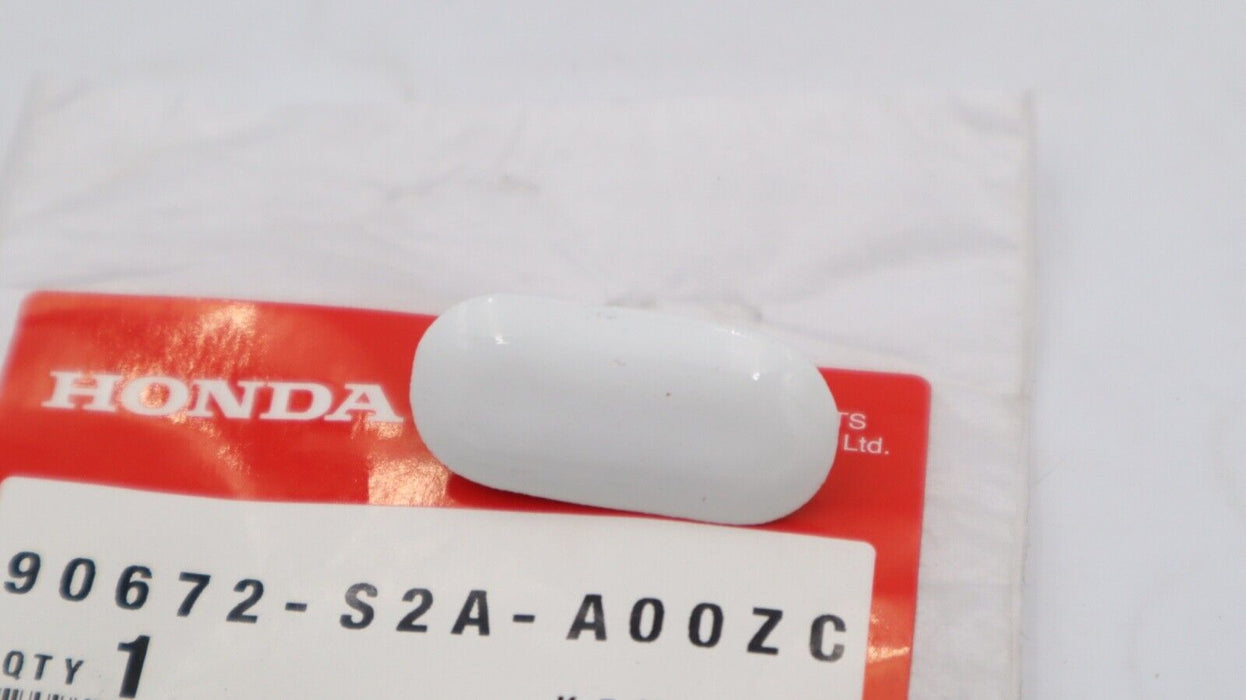 GENUINE For Honda S2000 License Plate Caps Bumper Plugs - Grand Prix White - ZC