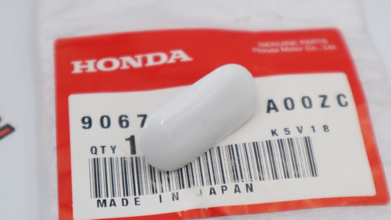 GENUINE For Honda S2000 License Plate Caps Bumper Plugs - Grand Prix White - ZC