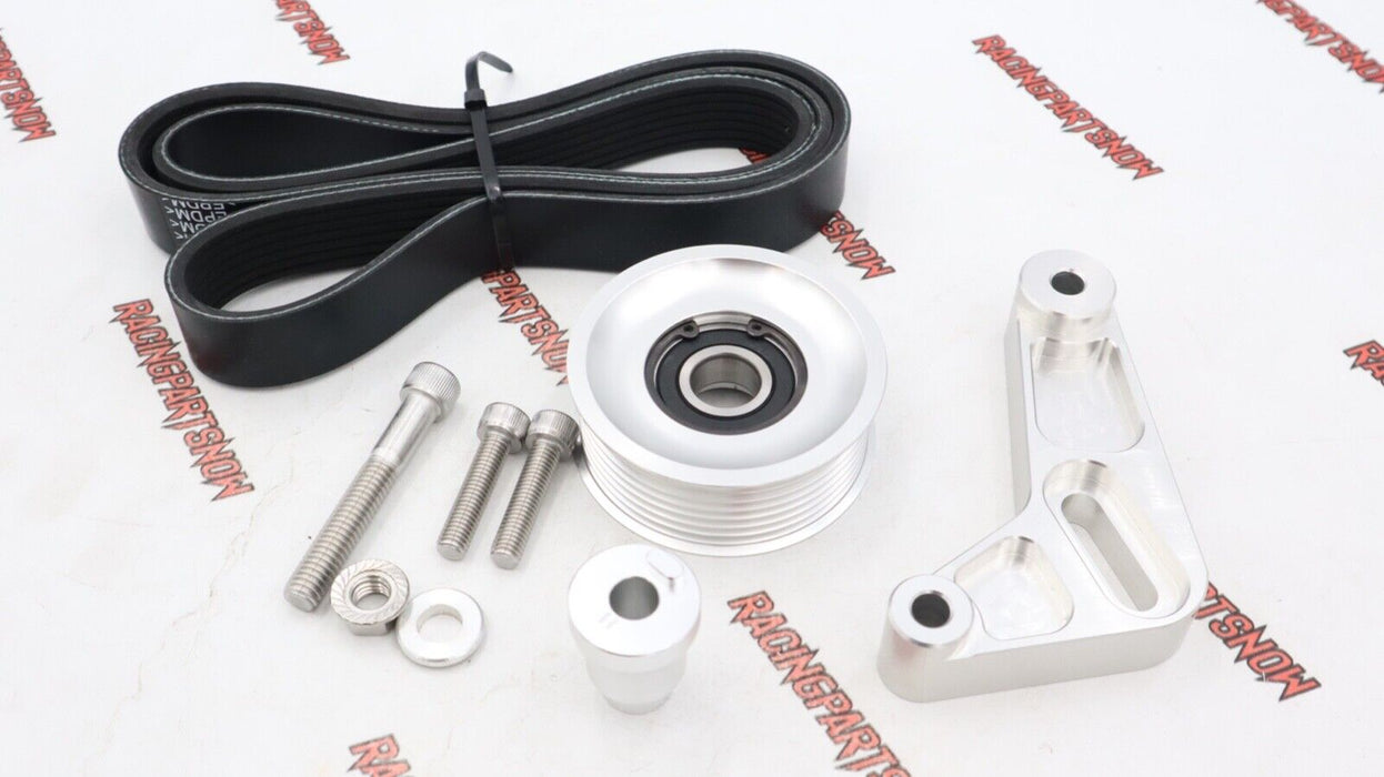 Adjustable EP3 Style Idler Pulley Kit For Honda Civic Integra K24 Swap With Belt