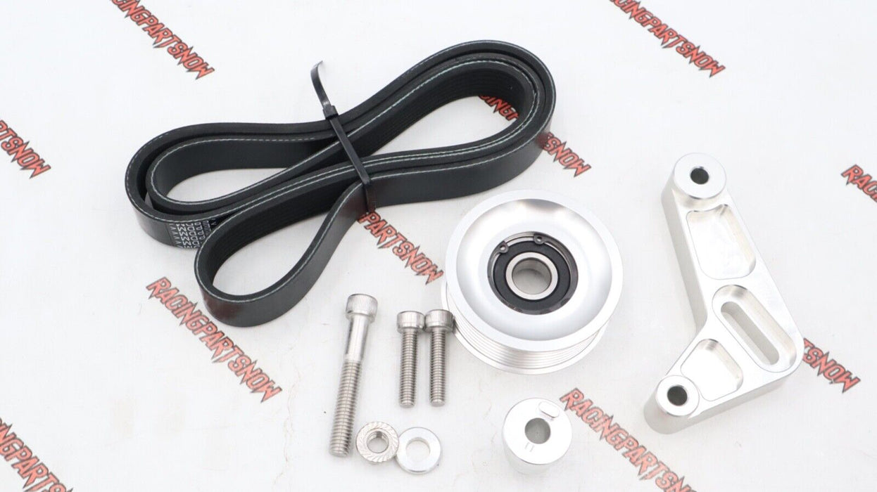 Adjustable EP3 Style Idler Pulley Kit For Honda Civic Integra K24 Swap With Belt