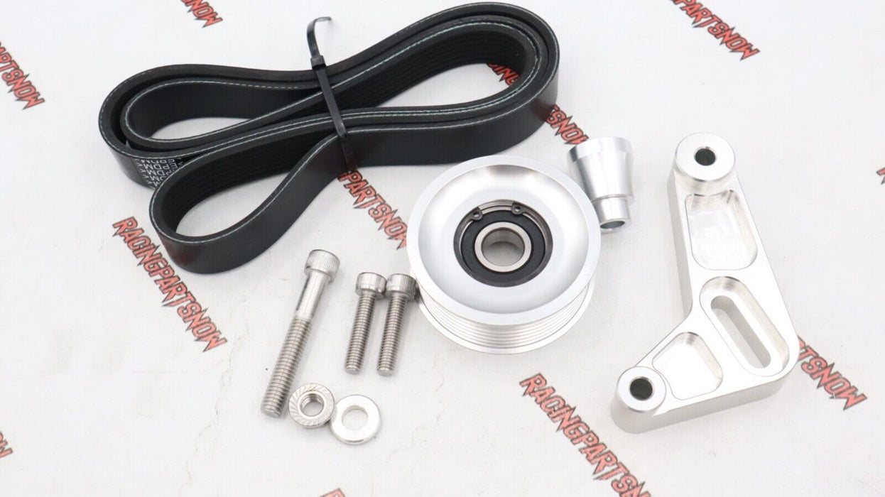 Adjustable EP3 Style Idler Pulley Kit For Honda Civic Integra K24 Swap With Belt