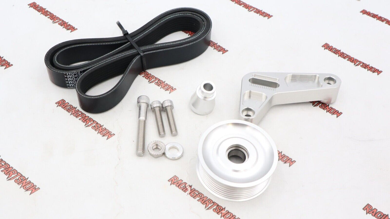 Adjustable EP3 Style Idler Pulley Kit For Honda Civic Integra K24 Swap With Belt