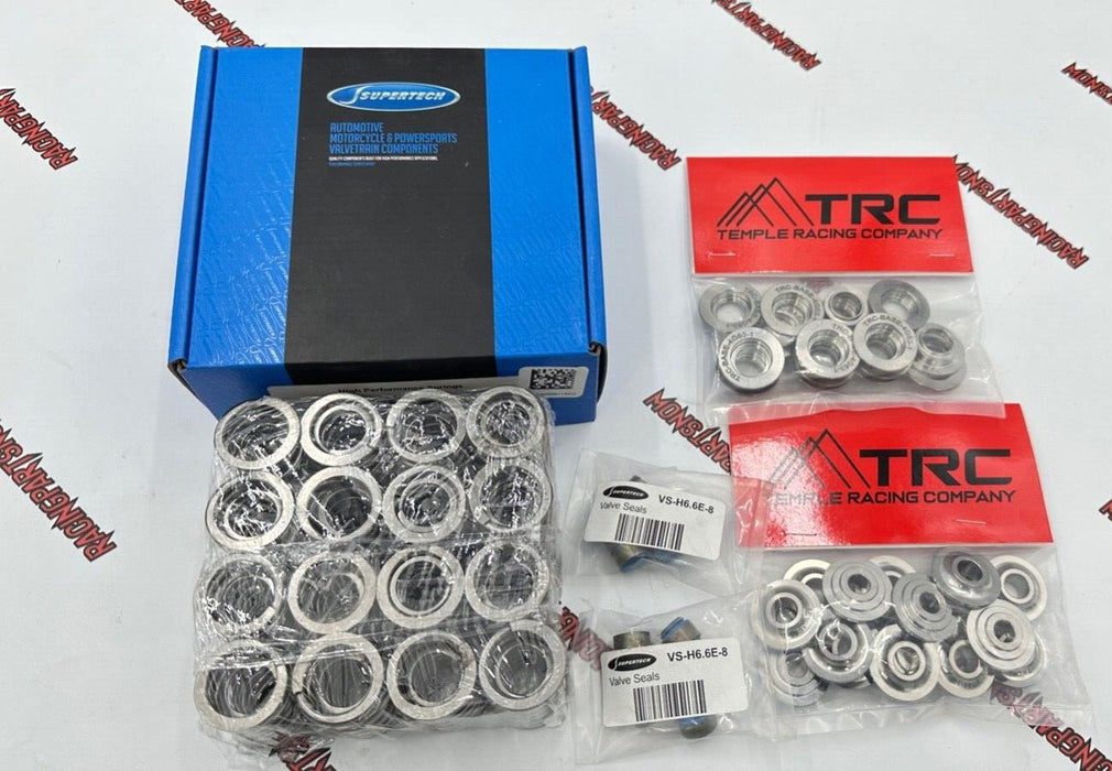 Supertech 100LB Dual Springs & TRC Ti Retainers Valve train Kit For 4G63 Eclipse