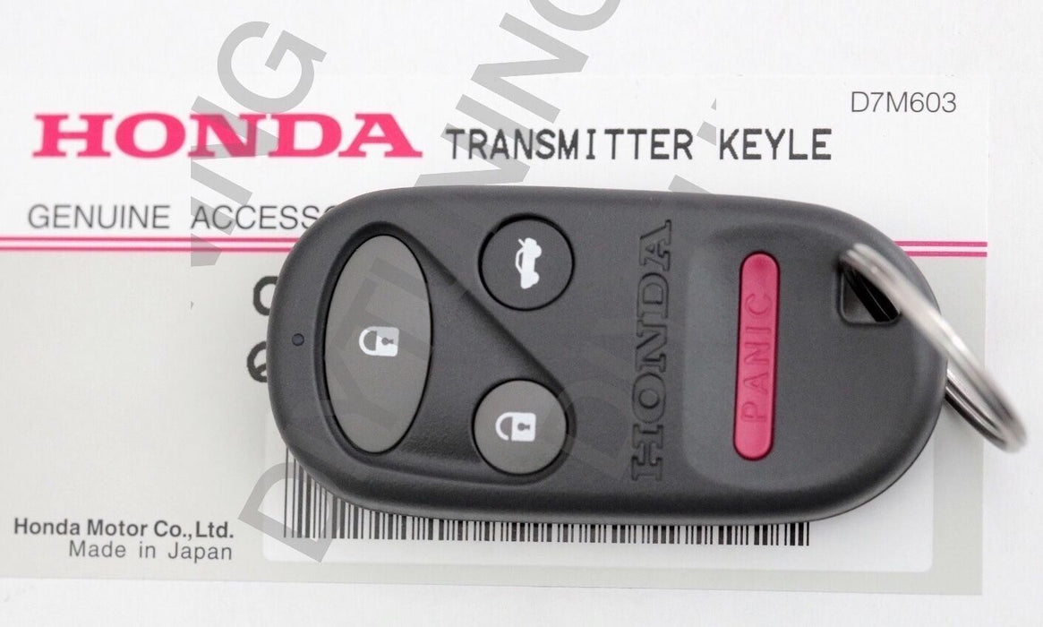 GENUINE NEW OEM HONDA 00-09 S2000 REMOTE KEY FOB CLICKER BUTTON KEYFOB