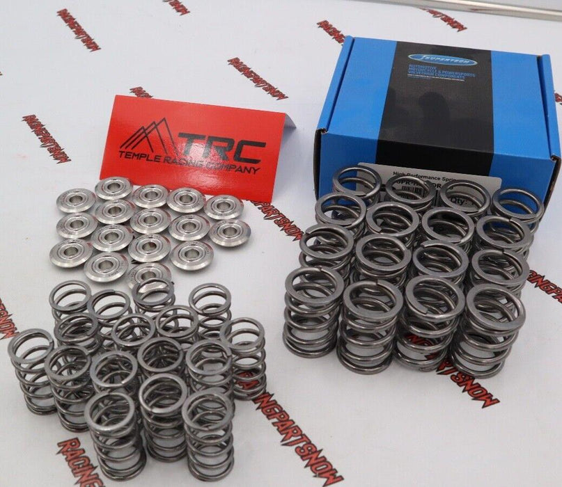 Supertech 85lb Dual Valve Springs & TRC Titanium Retainers For Honda B16 B18c SI