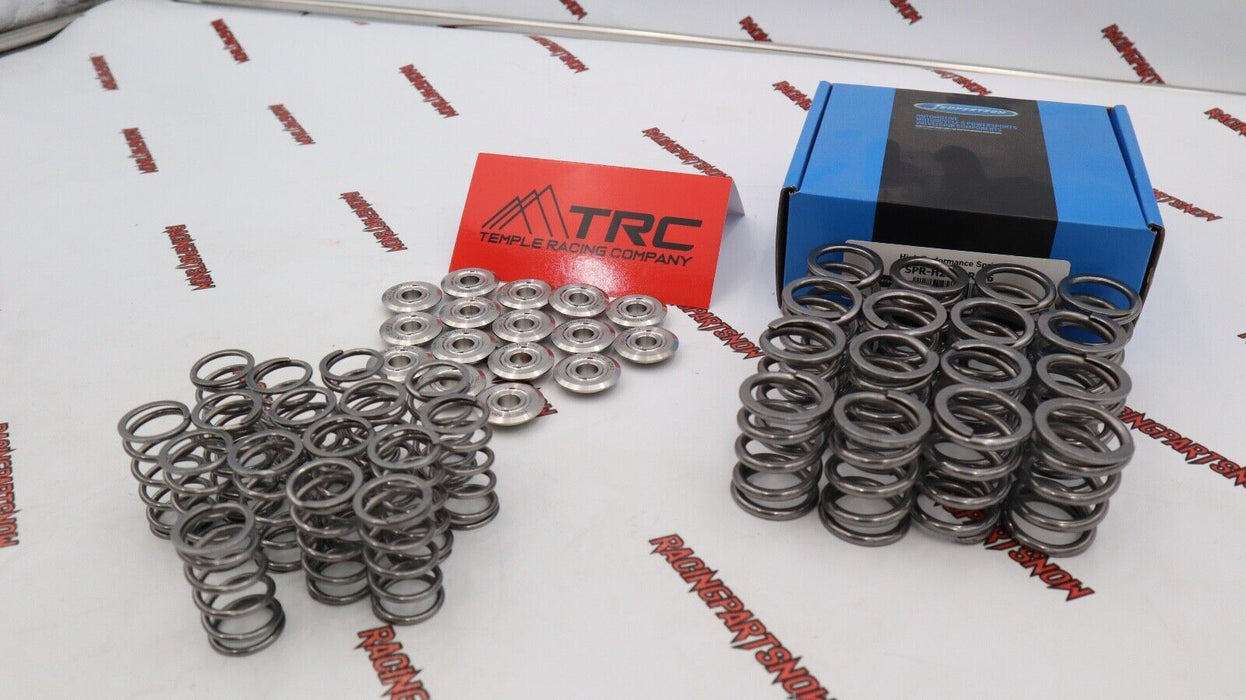 Supertech 85lb Dual Valve Springs & TRC Titanium Retainers For Honda B16 B18c SI