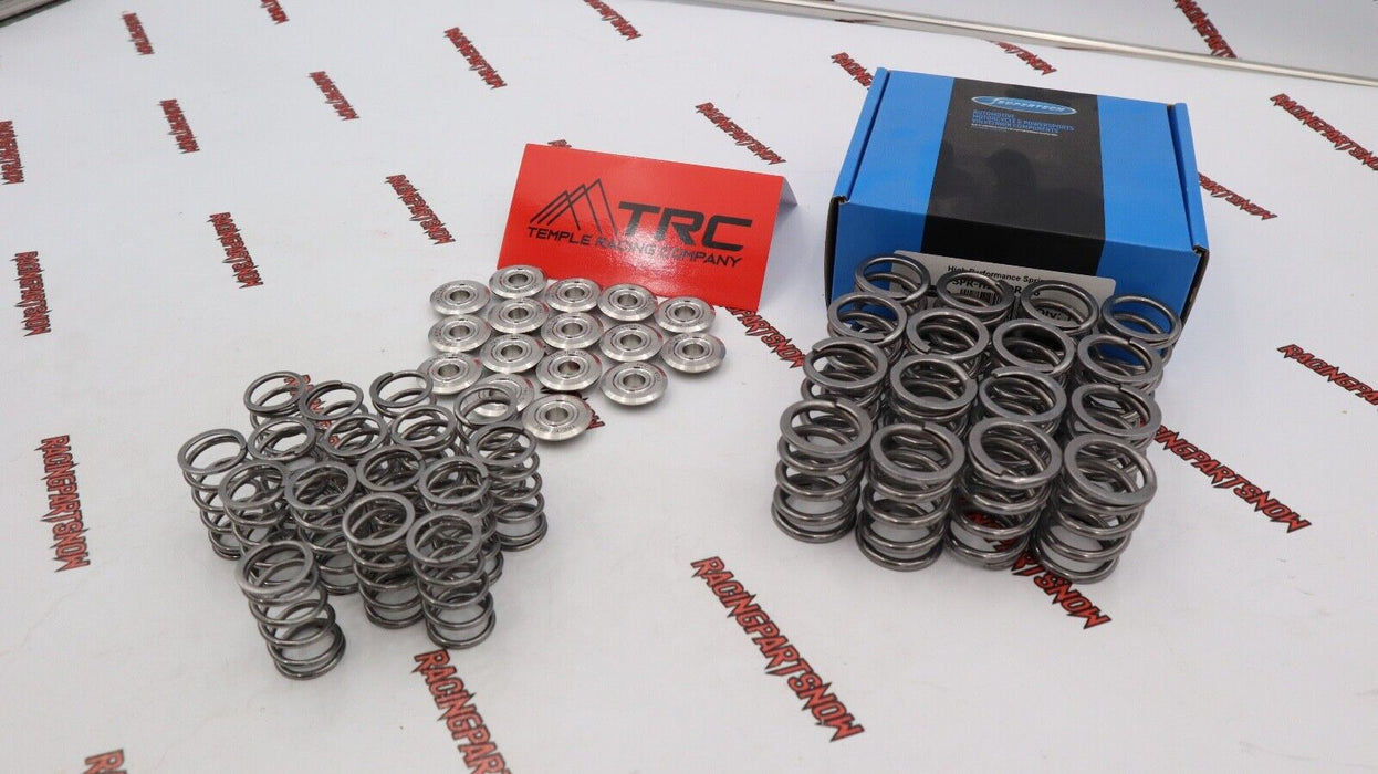 Supertech 85lb Dual Valve Springs & TRC Titanium Retainers For Honda B16 B18c SI