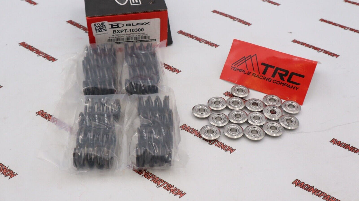 BLOX B-SERIES VTEC DUAL VALVE SPRINGS & TRC TITANIUM RETAINERS KIT B16 B18c B16a