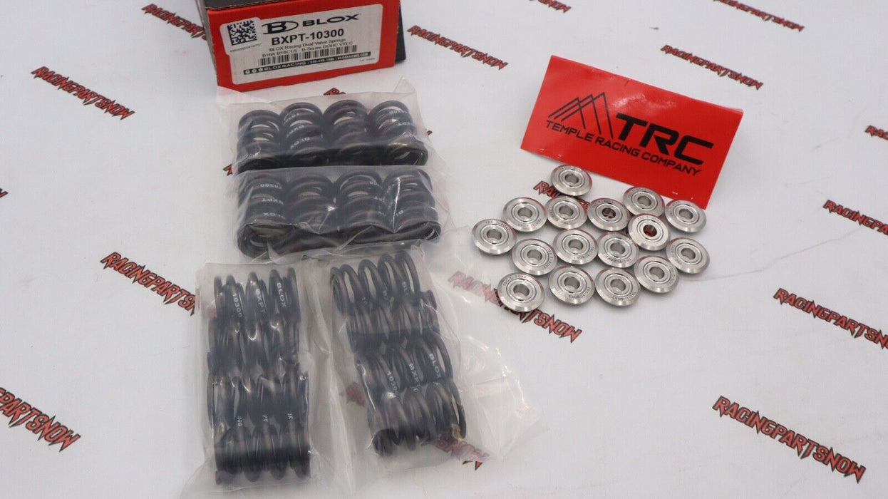 BLOX B-SERIES VTEC DUAL VALVE SPRINGS & TRC TITANIUM RETAINERS KIT B16 B18c B16a