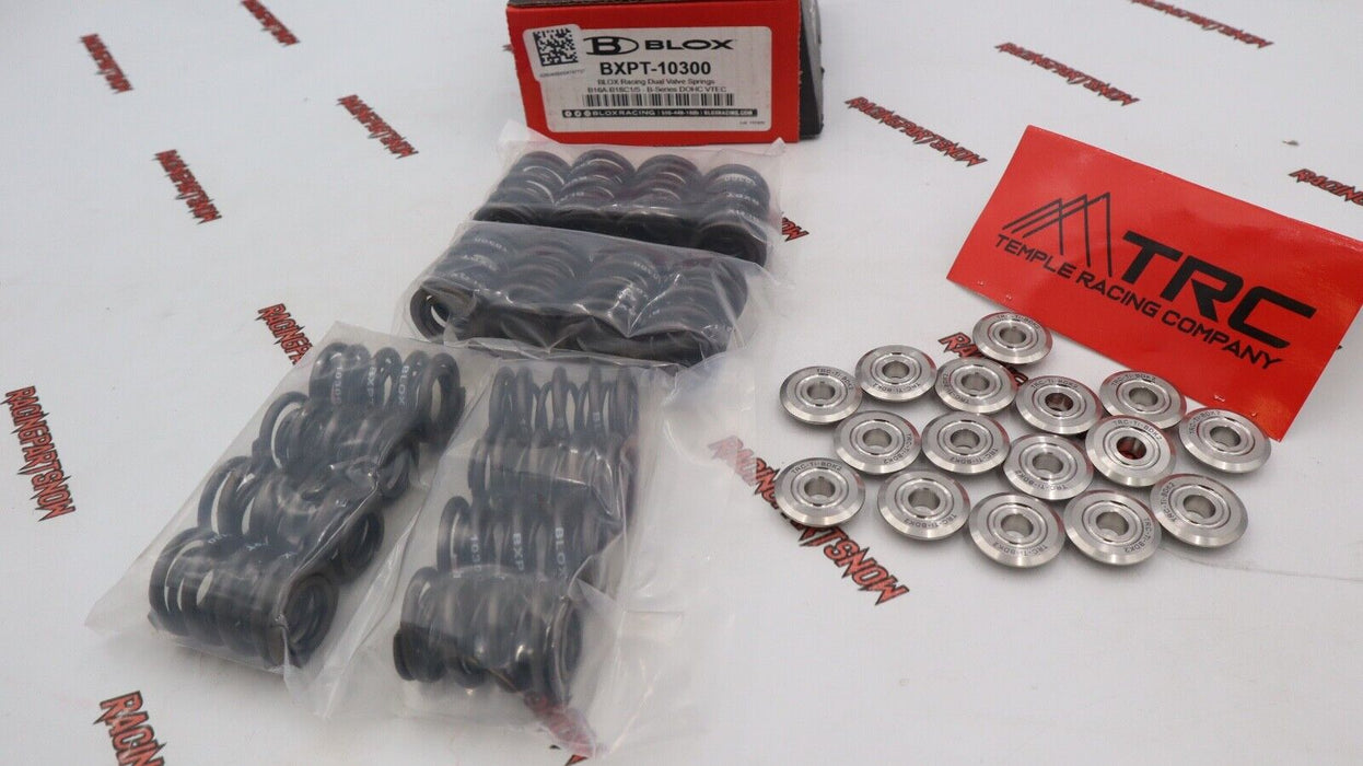 BLOX B-SERIES VTEC DUAL VALVE SPRINGS & TRC TITANIUM RETAINERS KIT B16 B18c B16a