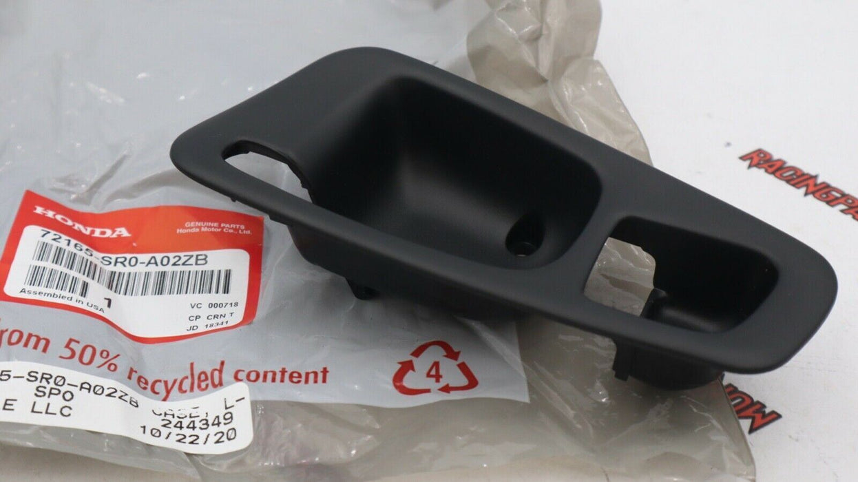 GENUINE OEM 00-09 HONDA S2000 INNER DOOR HANDLE COVER BLACK LEFT DRIVER SIDE