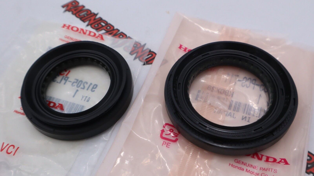 Honda Genuine OEM 5SPD Transmission Axle Seals 2PC Set B Series NEW GSR Civic SI