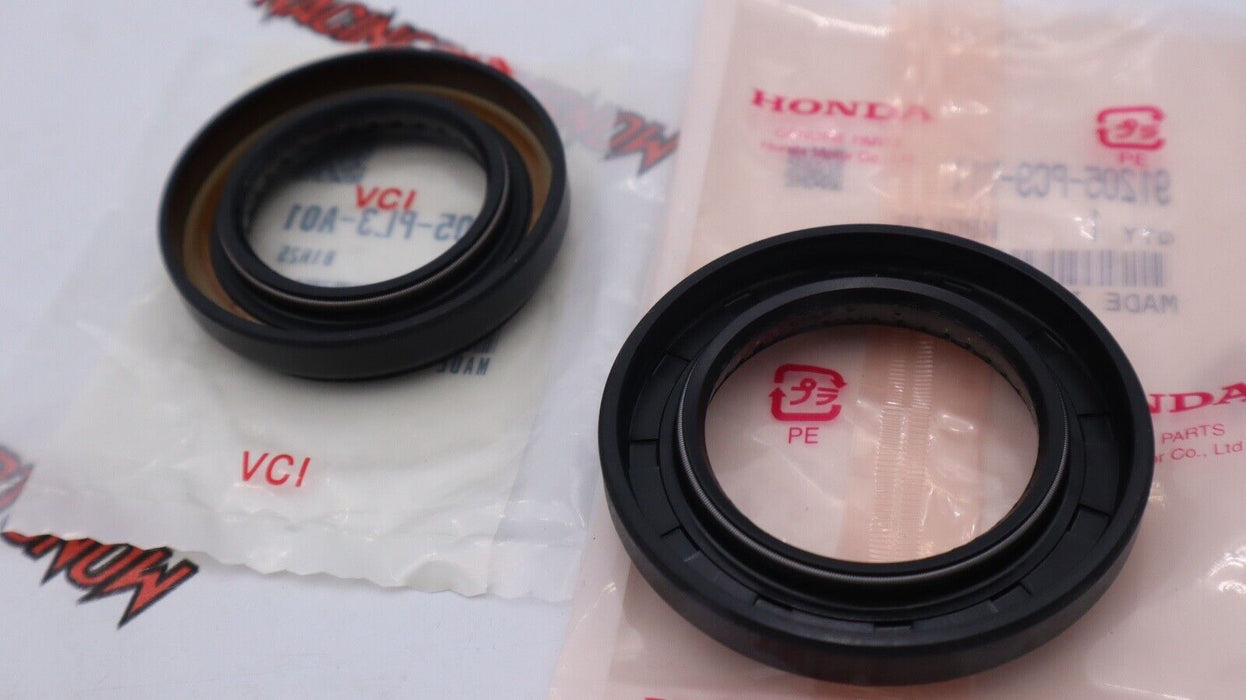 Honda Genuine OEM 5SPD Transmission Axle Seals 2PC Set B Series NEW GSR Civic SI