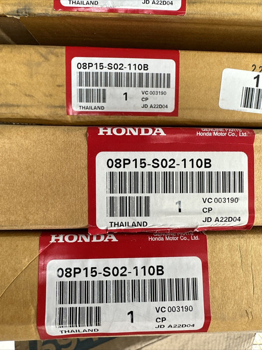 Genuine Honda 96-00 Civic 2 Dr Black Carpet Floor Mats Oem New 08P15-S02-110B