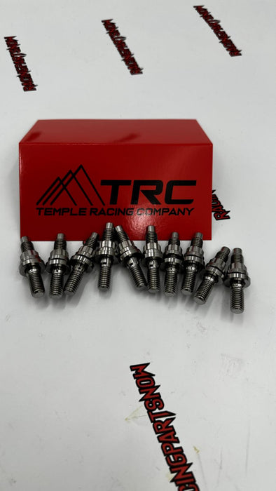 10 TRC B/D/H Series Titanium Raw Finish Manifold Stud Kit for Honda/Acura