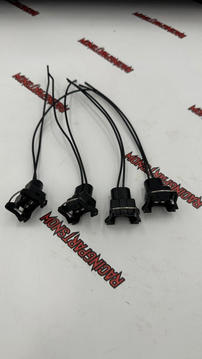 4 - EV1 Fuel Injector Connector Plug Clip Pigtail Quick Disconnect