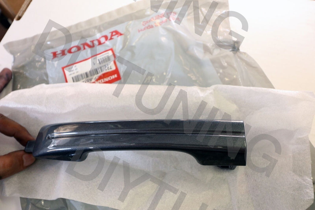 OEM ACURA Right REAR Passenger Door Handle *NH737M* (POLISHED METAL METALLIC)