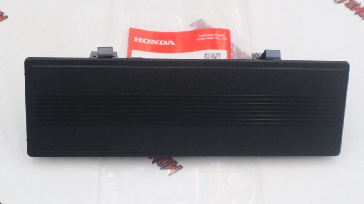 88-91 OEM CIVIC CRX RADIO BLOCK OFF DELETE COVER PLATE HONDA EF DX LX EX SI