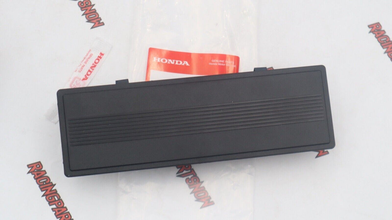 88-91 OEM CIVIC CRX RADIO BLOCK OFF DELETE COVER PLATE HONDA EF DX LX EX SI