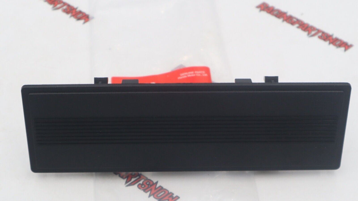 88-91 OEM CIVIC CRX RADIO BLOCK OFF DELETE COVER PLATE HONDA EF DX LX EX SI