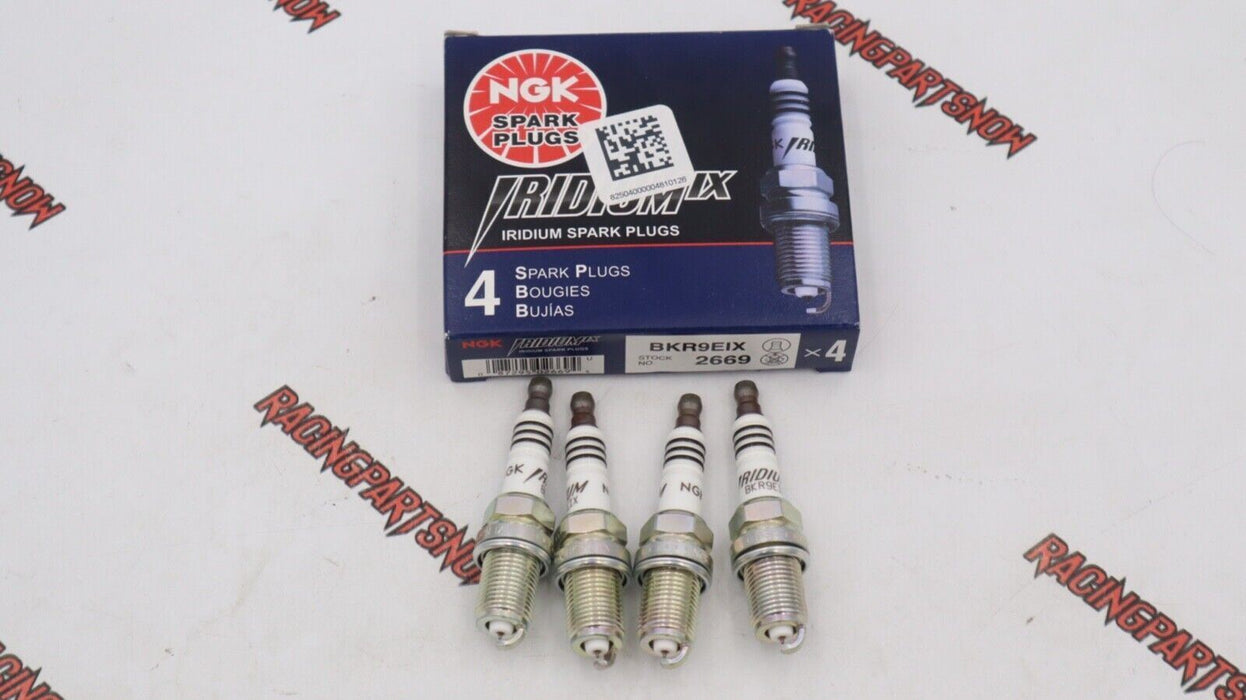 NGK Iridium Spark Plugs Set of 4 - BKR9EIX - K Series K20 K24 Turbo Plugs COP