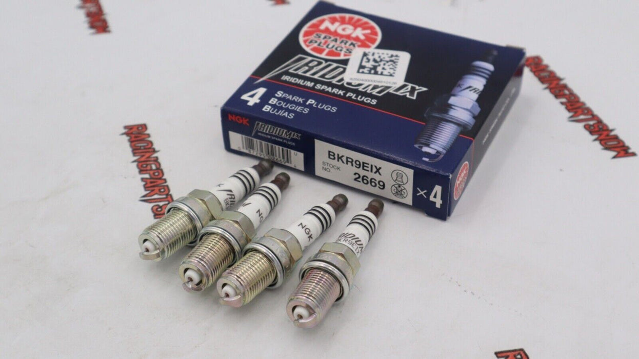 NGK Iridium Spark Plugs Set of 4 - BKR9EIX - K Series K20 K24 Turbo Plugs COP